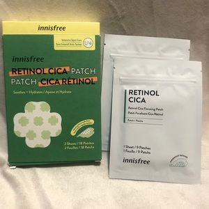 Never used, new in box Innisfree Retinol Cica micro needle patches.